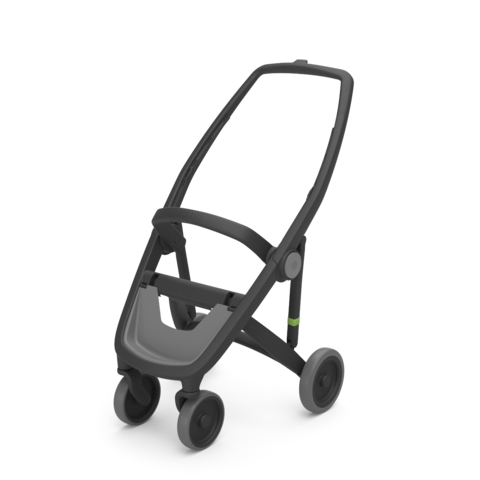 Універсальна коляска 3в1 Greentom Upp Carrycot+Reversible+Classic (Black/Orange) - зображення 2