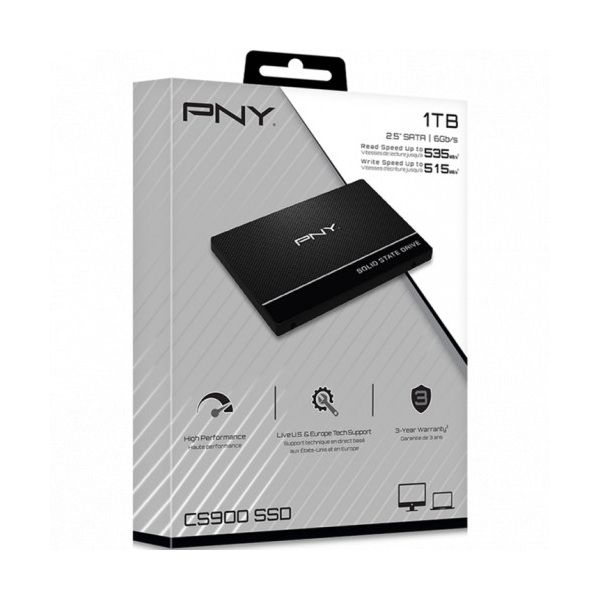 SSD накопитель 2,5″ 1TB PNY CS900 (SSD7CS900-1TB-RB) – фото