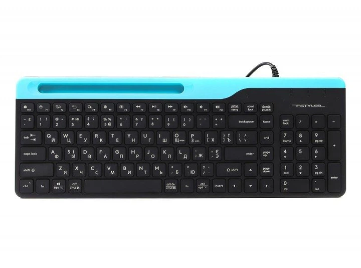 Клавиатура A4Tech Fstyler FK25 Ukr Black USB - изображение 2