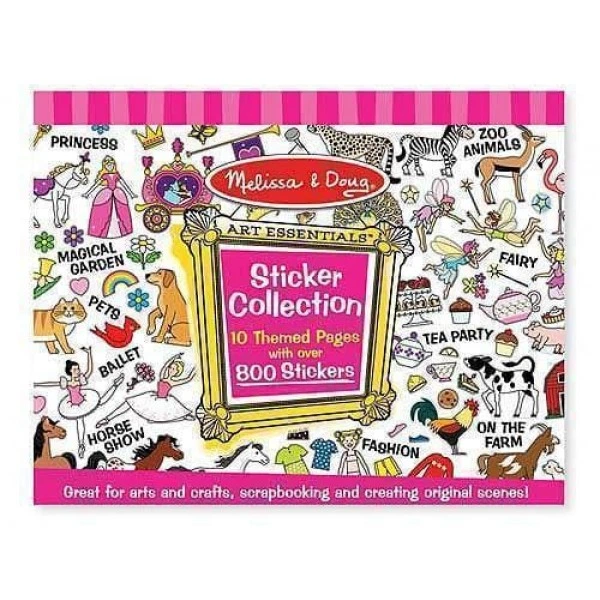 Набор наклеек Розовый 700 шт Sticker Collection Pink Melissa & Doug - Фото 1 Набор наклеек Розовый 700 шт Sticker Collection Pink Melissa & Doug - изображение 1