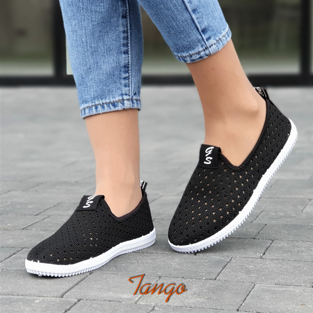 Слипоны Vans — Вансы Slip-On черно-белые.