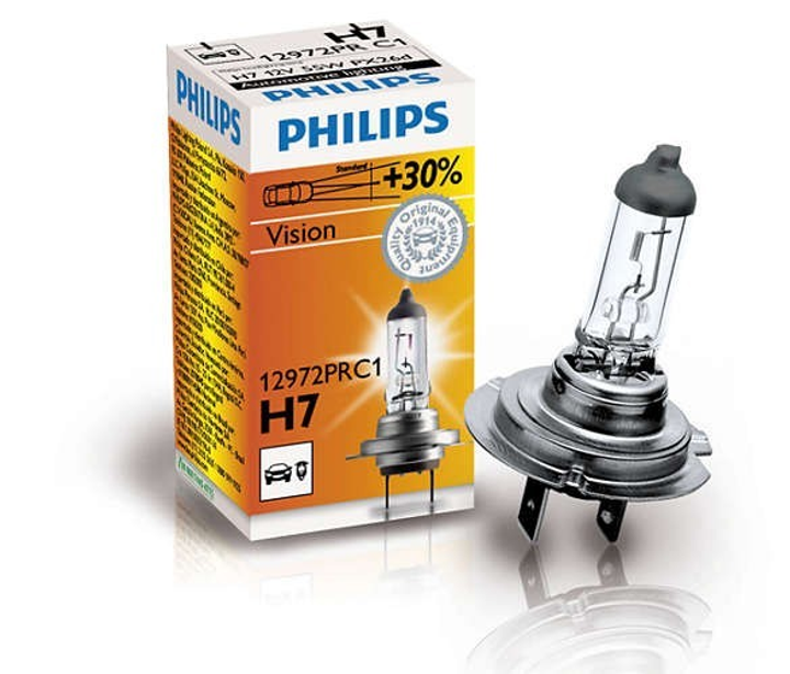 Лампа 12V 55W H7 +30% PHILIPS (12972PRC1) – фото, отзывы ...