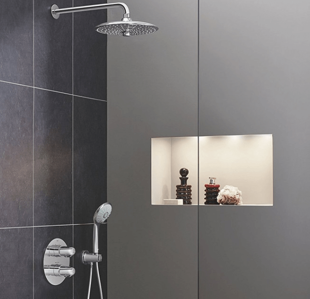 Душевой набор GROHE Euphoria 110 Mono с ручной лейкой и шлангом с держателем хром 27354000 - изображение 3