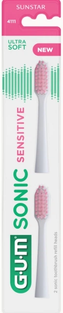 Końcówki do szczoteczki elektrycznej GUM Sonic Sensitive (4111M) - obraz 3
