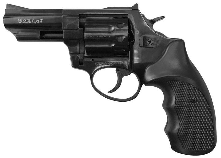 Револьвер Флобера Voltran Ekol Viper 3" (чорний пластик) - зображення 1