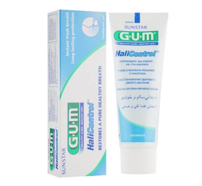 Зубная паста "Чистое здоровое дыхание" GUM Halicontrol 75мл (13152) - изображение 1