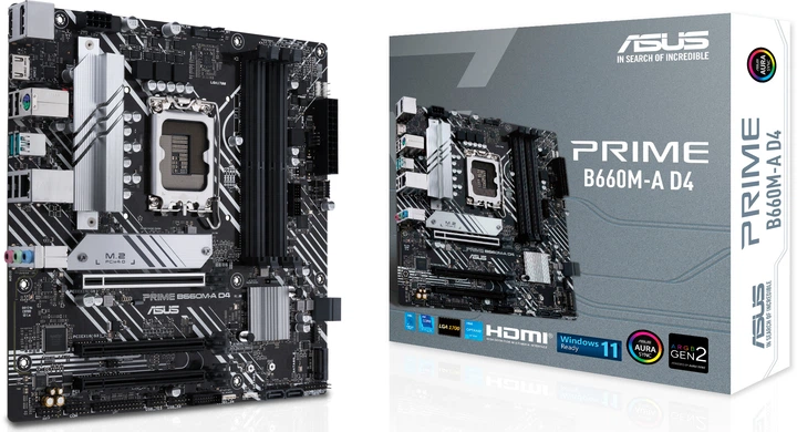Płyta główna Asus PRIME B660M-A D4-CSM (s1700, Intel B660, PCI-Ex16) - obraz 4