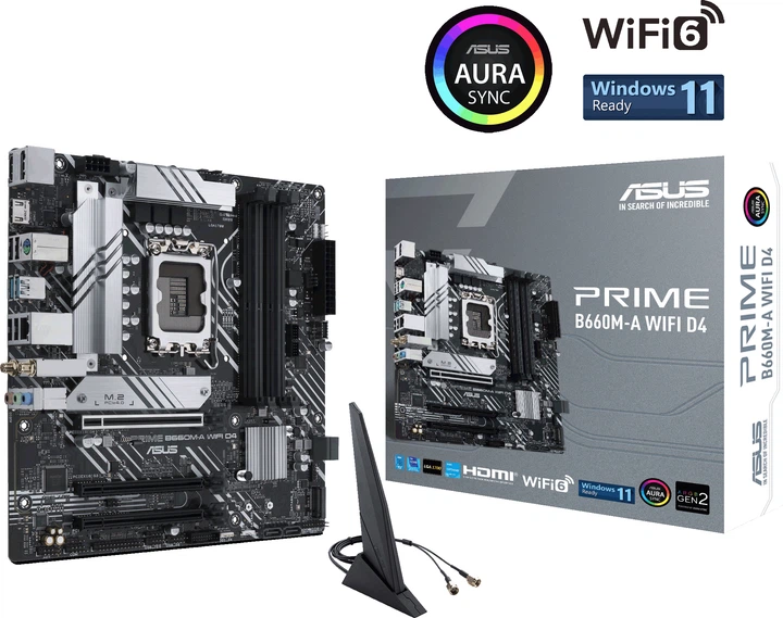 Материнська плата Asus PRIME B660M-A Wi-Fi D4 (s1700, Intel B660, PCI-Ex16) - зображення 5