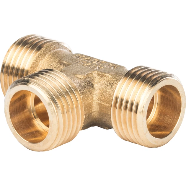 Тройник латунный 1/2