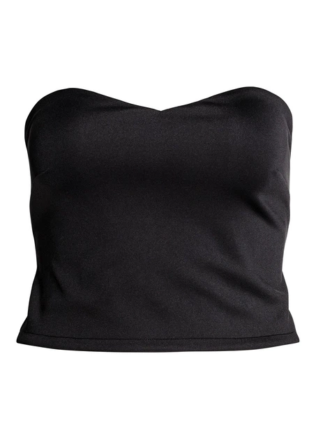 Топ H&M 3XL Черный 0407203_17 - Фото 1 Топ H&M 3XL Черный 0407203_17 - изображение 1