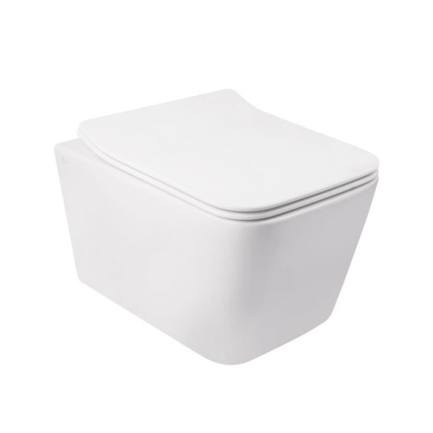 Унитаз подвесной под инсталляцию безободковый белый Q-TAP Crow с ...