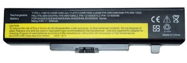 Акумуляторна батарея Lenovo L11L6Y01 G480 G480A G485 G580 G585 Y480 Y485 Y580 Z380I Z480 Z485 Z580 Z585 - Фото 1 Акумуляторна батарея Lenovo L11L6Y01 G480 G480A G485 G580 G585 Y480 Y485 Y580 Z380I Z480 Z485 Z580 Z585 - зображення 1