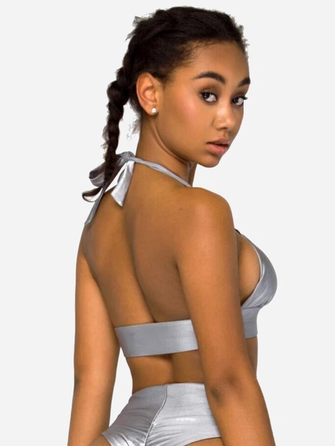 Верхняя часть купальника женская Designed for Fitness 116111010 L Серая (DF2000000021812) - изображение 2