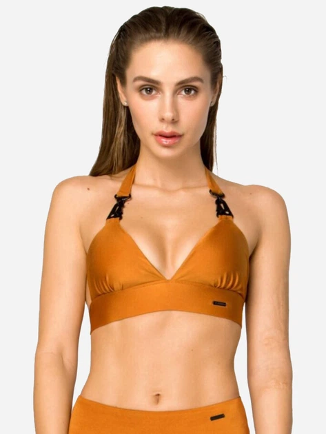 Верхняя часть купальника женская Designed for Fitness 116111212 M Нюдовая с золотистым (DF2000000021836) - Фото 1 Верхняя часть купальника женская Designed for Fitness 116111212 M Нюдовая с золотистым (DF2000000021836) - изображение 1