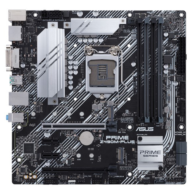 Материнская плата Asus Prime Z490M-Plus (s1200, Intel Z490, PCI-Ex16 ...