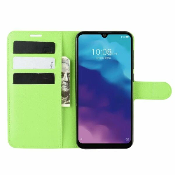 Чехол Luxury для ZTE Blade A7 2020 книжка зеленый - Фото 2 Чехол Luxury для ZTE Blade A7 2020 книжка зеленый - изображение 2