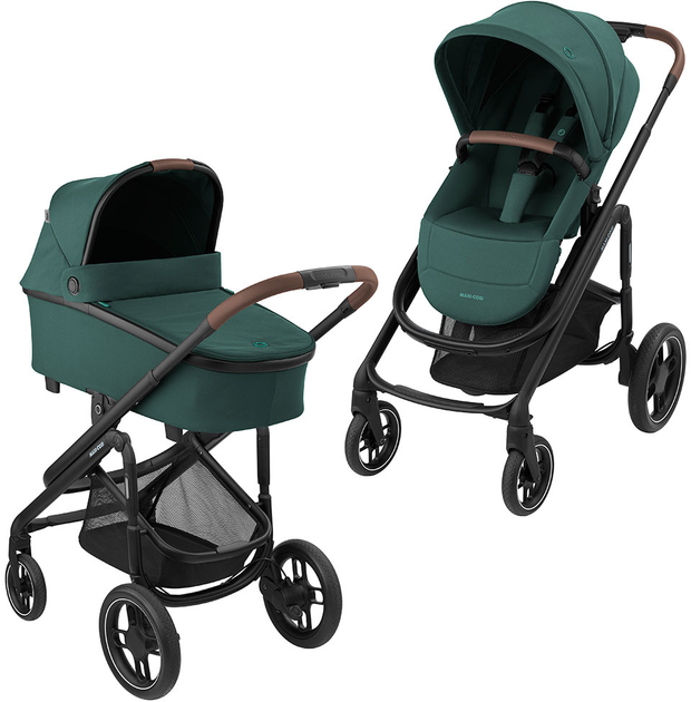 Коляска универсальная 2 в 1 Maxi-Cosi Plaza Plus Essential Green ...