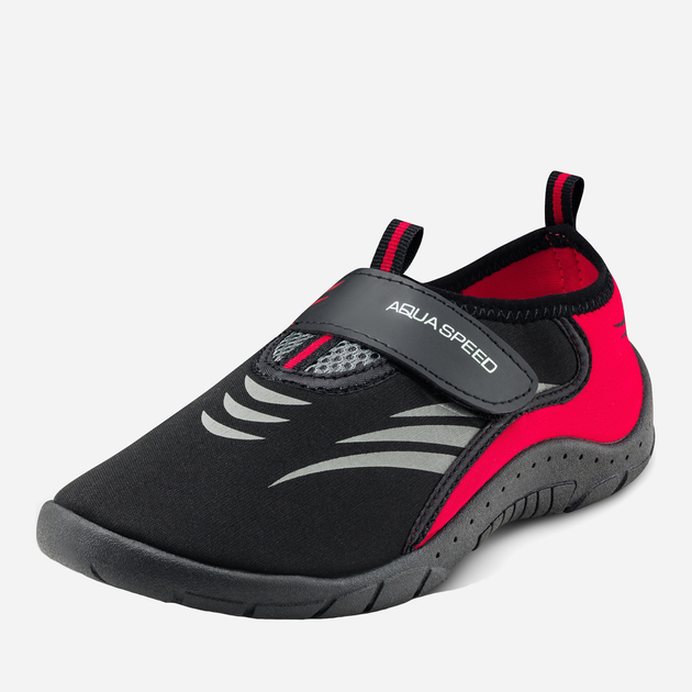 Мужские аквашузы Aqua Speed 642-27D 46 Черный/Серый/Красный ...