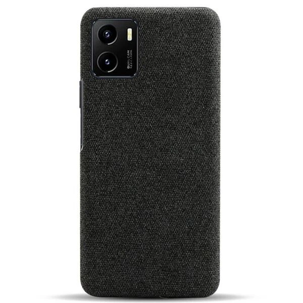 Захисний чохол KSQ Cloth Style для VIVO Y15s - Black - зображення 3