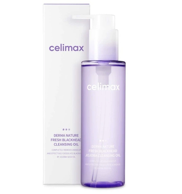 Гидрофильное масло с маслом жожоба для жирной кожи Celimax FRESH BLACKHEAD JOJOBA CLEANSING OIL 150 мл - Фото 1 Гидрофильное масло с маслом жожоба для жирной кожи Celimax FRESH BLACKHEAD JOJOBA CLEANSING OIL 150 мл - изображение 1