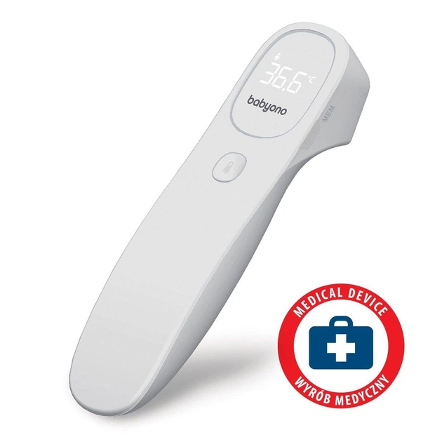 Безконтактний інфрачервоний термометр Natural Nursing BabyOno - зображення 3