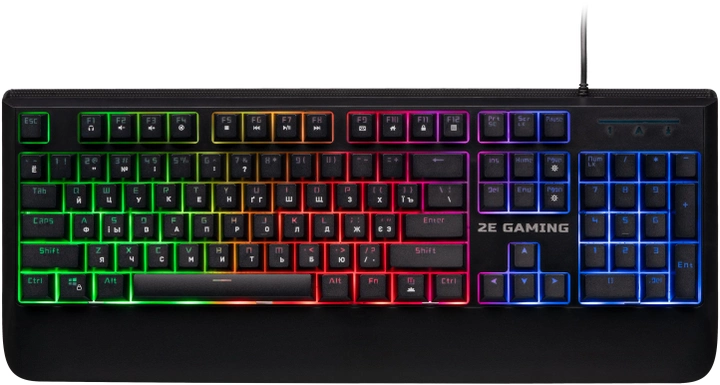 Клавиатура проводная 2E Gaming KG325 LED USB Black (2E-KG325UB) - изображение 1