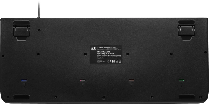 Клавіатура дротова 2E Gaming KG325 LED USB Black (2E-KG325UB) - зображення 2