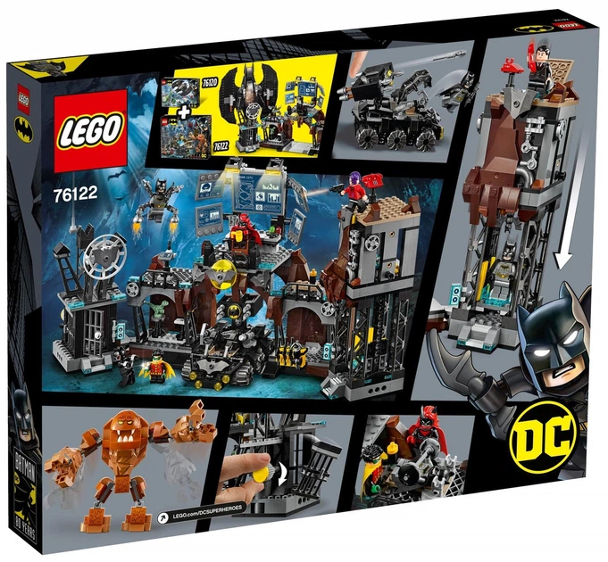 Lego Super Heroes Вторжение Глиноликого в бэт-пещеру 76122
