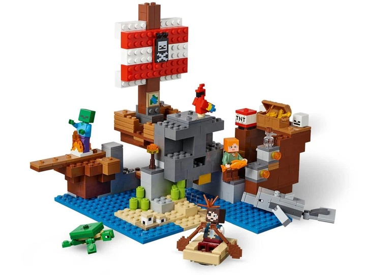 Lego Minecraft Приключения на пиратском корабле 21152 - Фото 11 Lego Minecraft Приключения на пиратском корабле 21152 - изображение 11