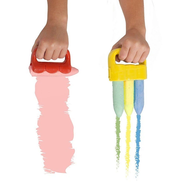 Набор мелков с держателями Sidewalk Chalk Tools Melissa & Doug - Фото 2 Набор мелков с держателями Sidewalk Chalk Tools Melissa & Doug - изображение 2
