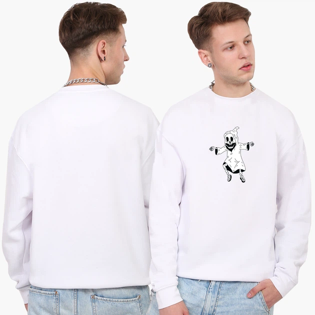 Свитшот мужской Скелет (Skeleton) (8771-2085) Белый S - Фото 2 Свитшот мужской Скелет (Skeleton) (8771-2085) Белый S - изображение 2