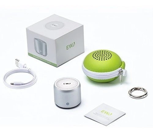 Колонка-Bluetooth мини с чехлом EWA A106 Silver - изображение 2