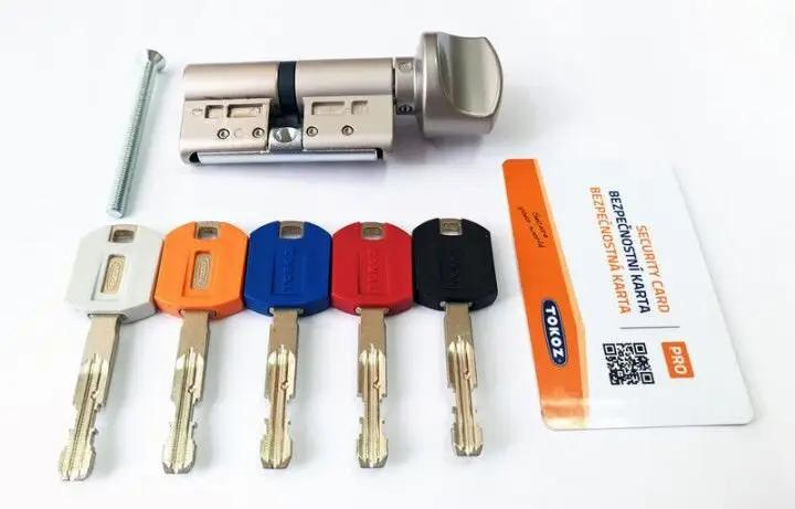 Циліндр Tokoz Pro 300 ключ-тумблер 85 мм (55*30Т) без нічника (9000289) - зображення 2