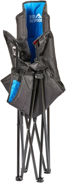 Стул раскладной SKIF Outdoor Soft Base Black/Blue (3890095) - Фото 5 Стул раскладной SKIF Outdoor Soft Base Black/Blue (3890095) - изображение 5