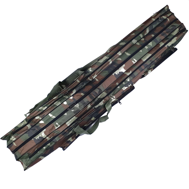 Чохол Weida 150 м 3 секції каркасний напівжорсткий Camo Forest - зображення 5