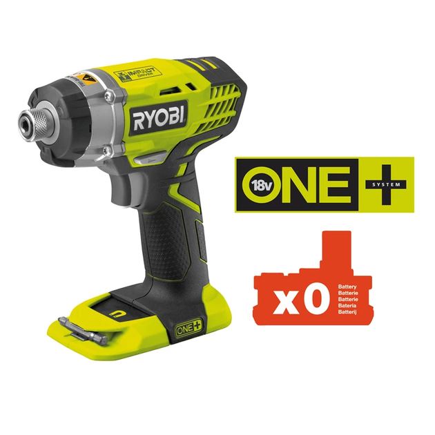 Гвинтоверт Ryobi імпульсний RiD1801M ONE+ 18В 3200об·хв 220Нм 1.2кг без АКБ та ЗП (5133001168) - зображення 5