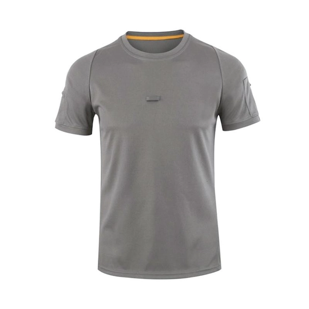 Тактическая мужская футболка-поло Lesko A825 Gray L с коротким рукавом армейская (K/OPT2_4852-15843) - изображение 1
