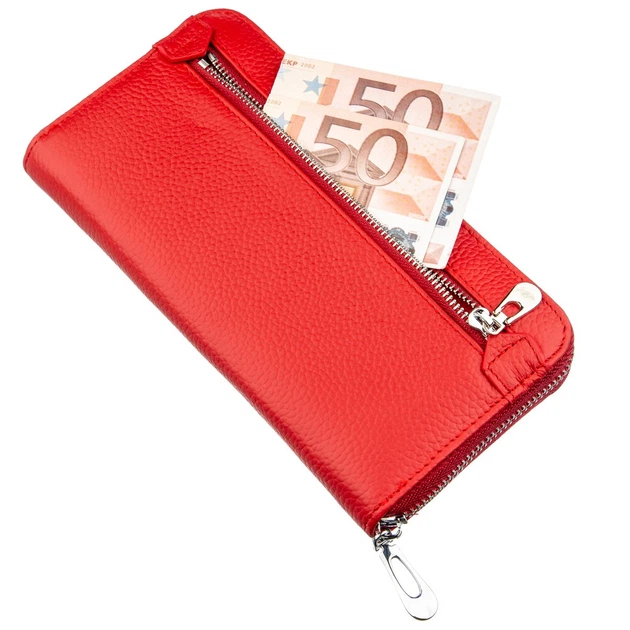 Кожаный кошелек-клатч женский ST Leather 10х20 см (acs0015912) - изображение 5