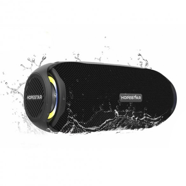 Портативная колонка Bluetooth с подсветкой HOPESTAR H48 Черный беспроводная акустика блютуз - Фото 3 Портативная колонка Bluetooth с подсветкой HOPESTAR H48 Черный беспроводная акустика блютуз - изображение 3