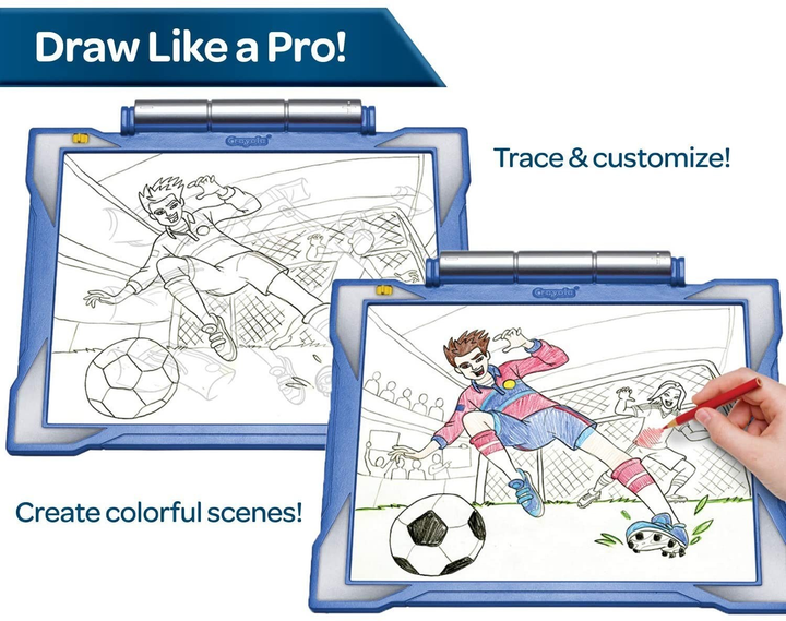 Blue crayola light hot sale up tracing pad