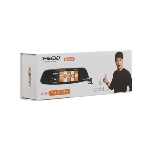 Автомобільний відеореєстратор DVR A99 2К HD 2 камери дзеркало - зображення 7