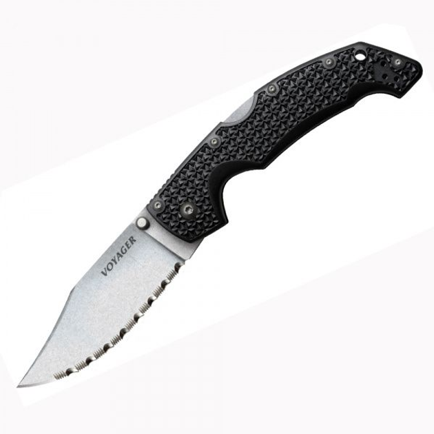 Ніж Cold Steel Medium Voyager Clip Point Serr (29TMCH) - зображення 1