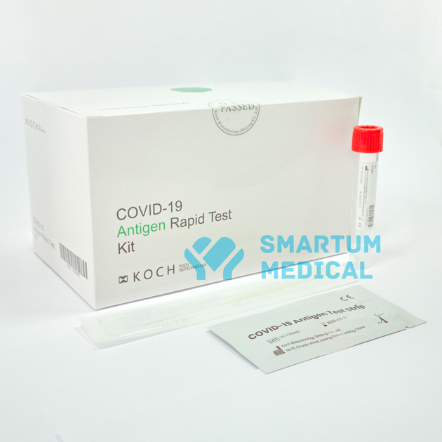 Экспресс-тест KOCH для определения антигена к вирусу COVID-19 25 шт - зображення 1