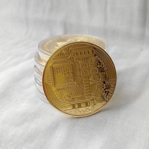 Монета сувенирная Биткоин Bitcoin цвет: золото – фото, отзывы ...