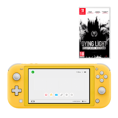 Набір Консоль Nintendo Switch Lite 32GB Yellow + Гра Nintendo