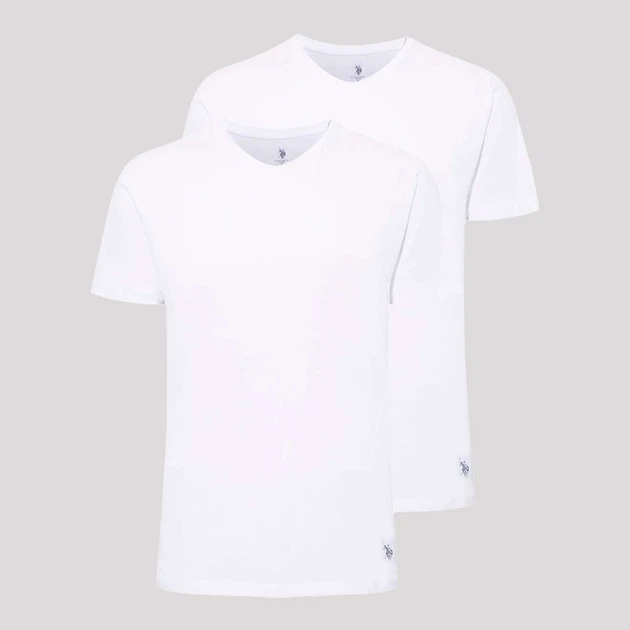 Набор футболок длинных мужских U.S. Polo Assn 80197 S 2 шт White (8680557177572) - Фото 1 Набор футболок длинных мужских U.S. Polo Assn 80197 S 2 шт White (8680557177572) - изображение 1