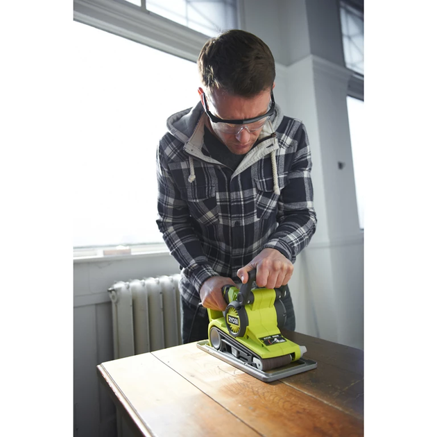 Шліфмашина стрічкова Ryobi EBS800V 800 Вт - Фото 2 Шліфмашина стрічкова Ryobi EBS800V 800 Вт - зображення 2