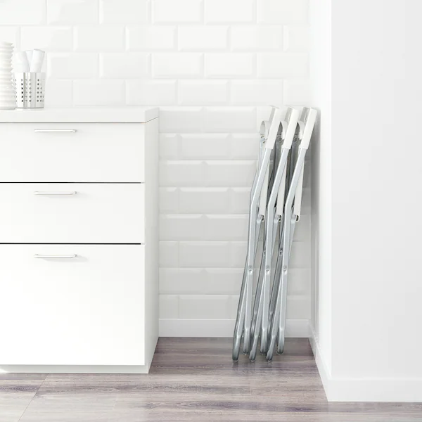 Кухонний стілець GUNDE IKEA 602.177.99 білий - зображення 5