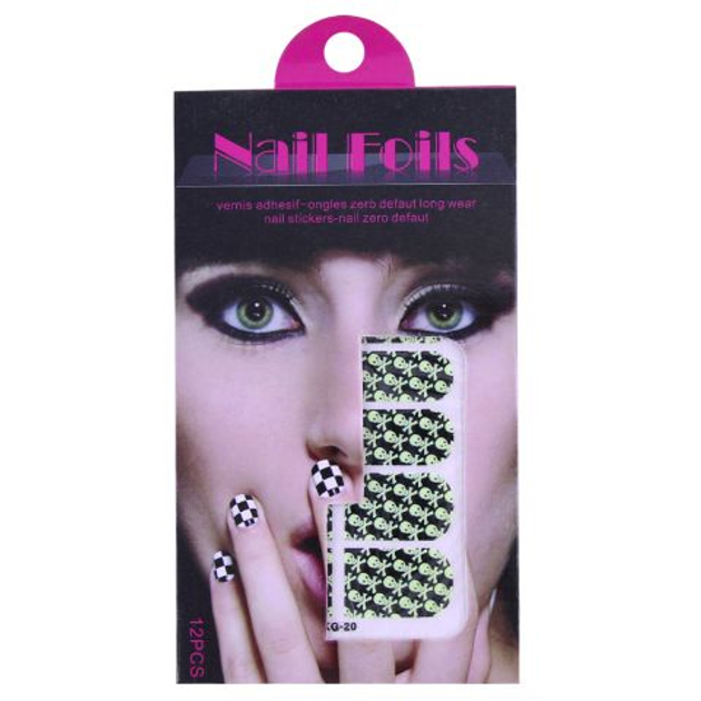 Наклейки для наращивания и маникюра Nail Foils KG-20 – в интернет ...