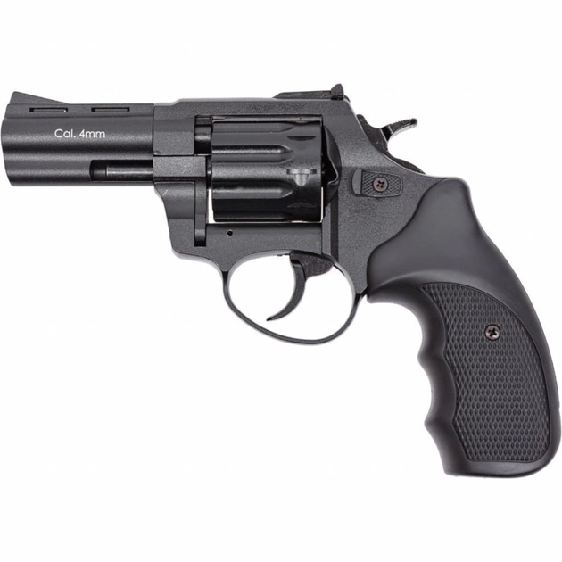 Револьвер под патрон Флобера STALKER Black 3". Барабан - сталь (ST3S) - изображение 1